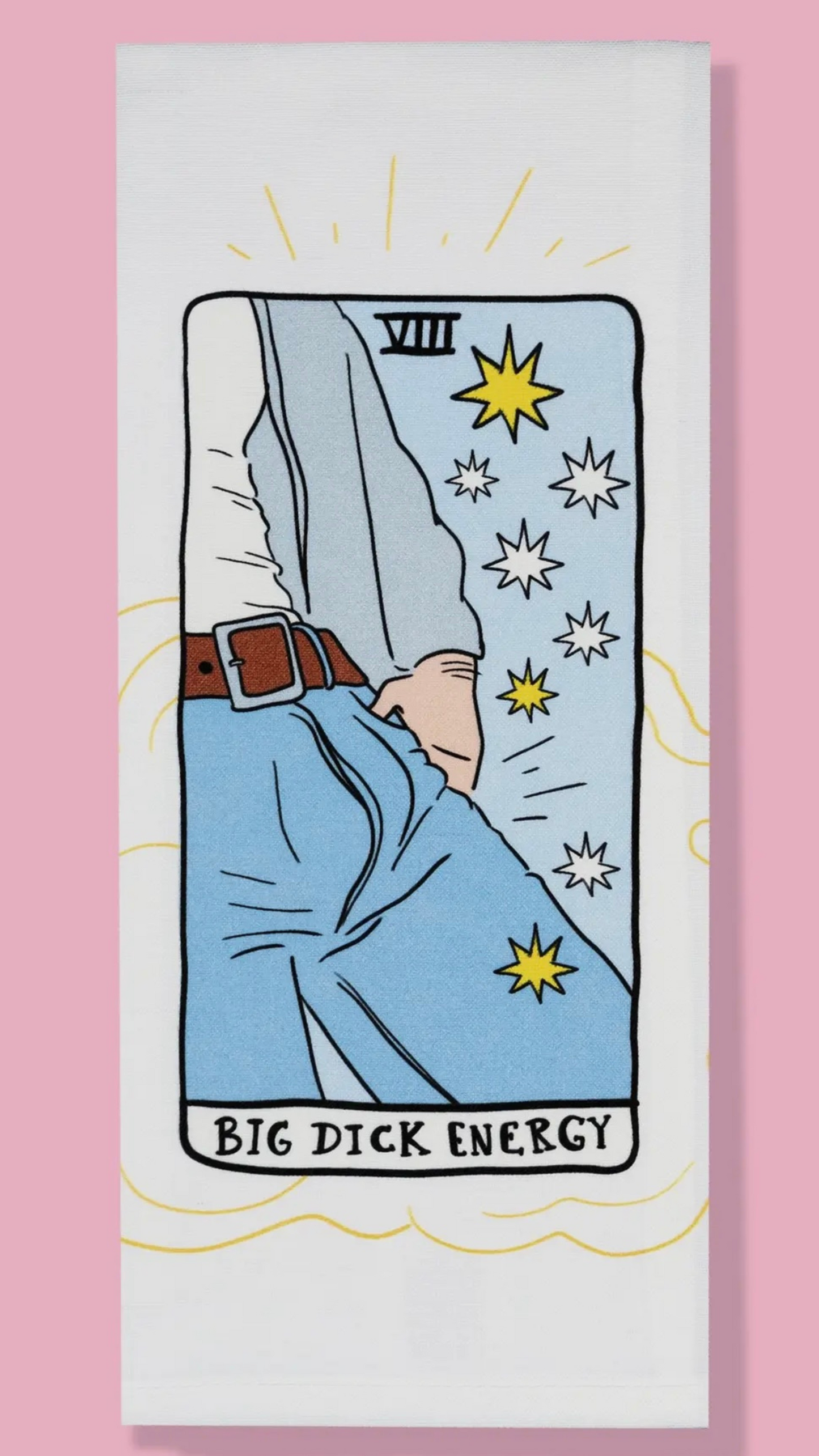 Big Dick Energy Tarot Kitchen Dishtowel