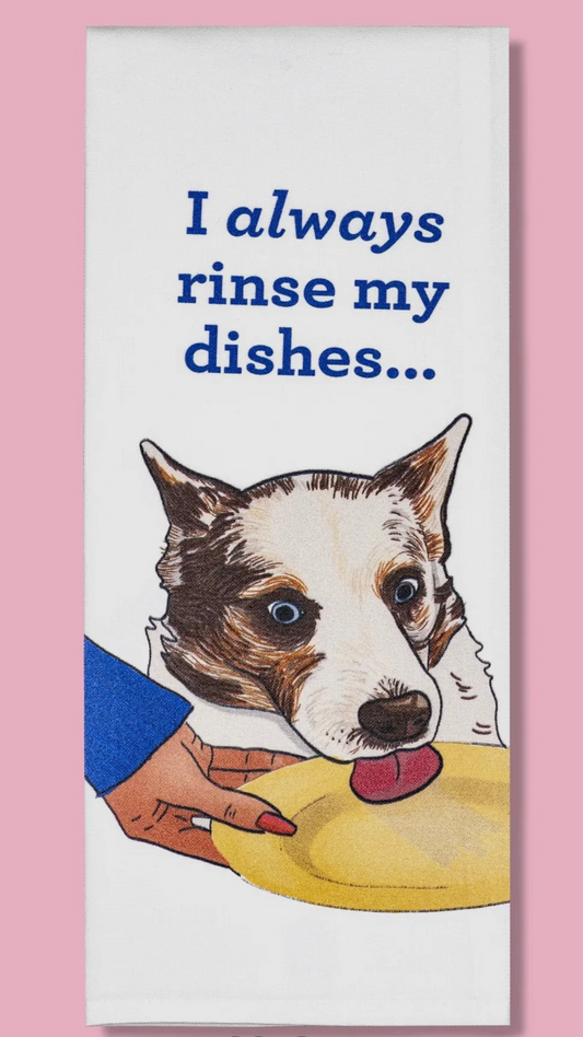 I always rinse my dishes