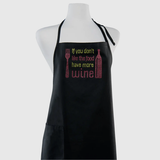 Food Rhinestone Apron